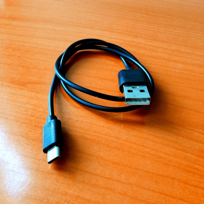 Шнур USB 2.0 USB A шт. - micro B шт. 0.5m черный